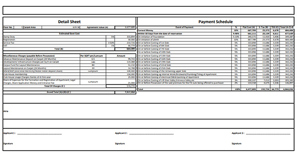 Arkade Vile Parle East Costing Plan